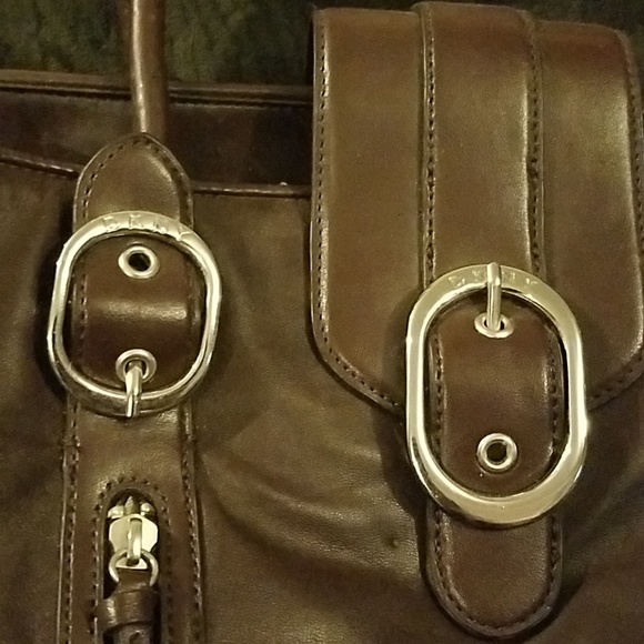 DKNY Remy Medium Zip-Top Shoulder Handbag - Macy DKNY leather shoulder bag